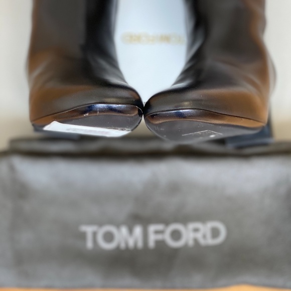 Gorgeous TOM FORD Black Leather Over The Knee Boots ๐NWT๐ - Picture 3 of 15